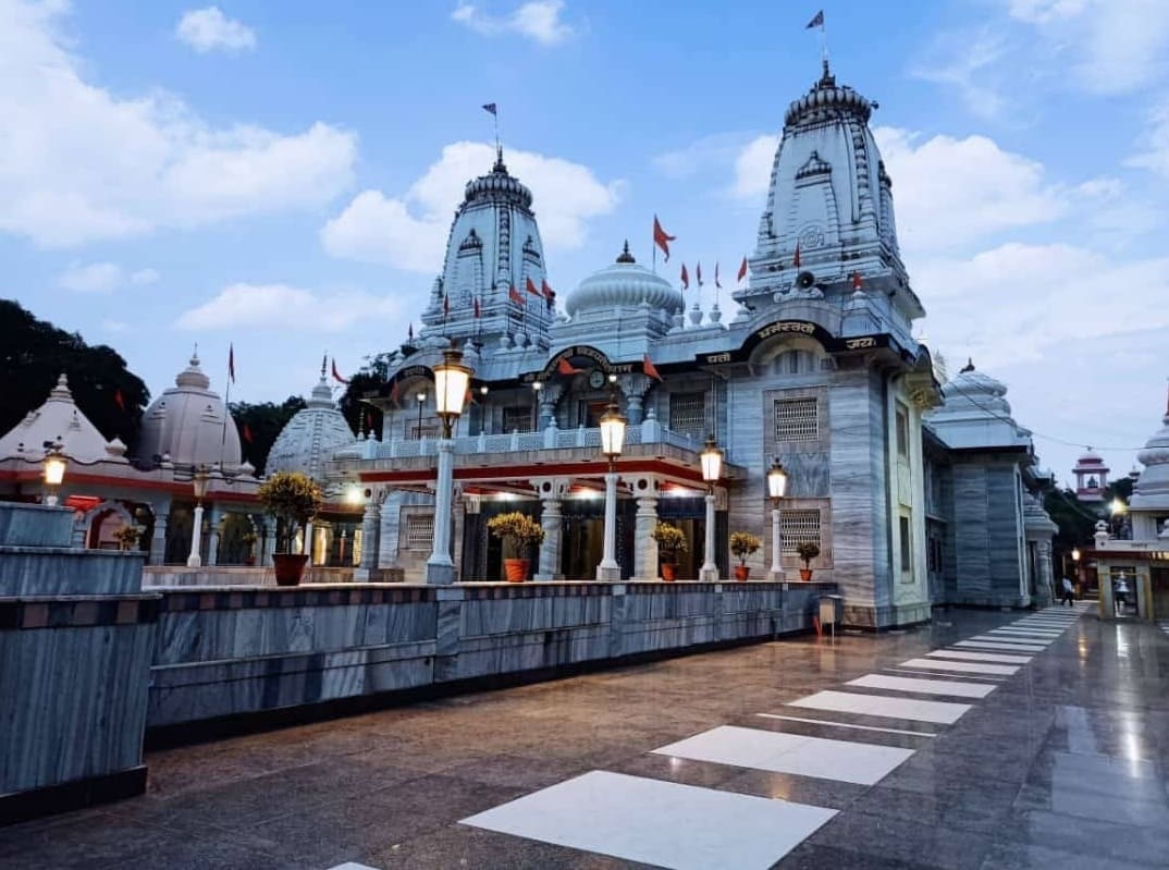 Gorakhnath Temple main entrance at sunrise, Gorakhpur