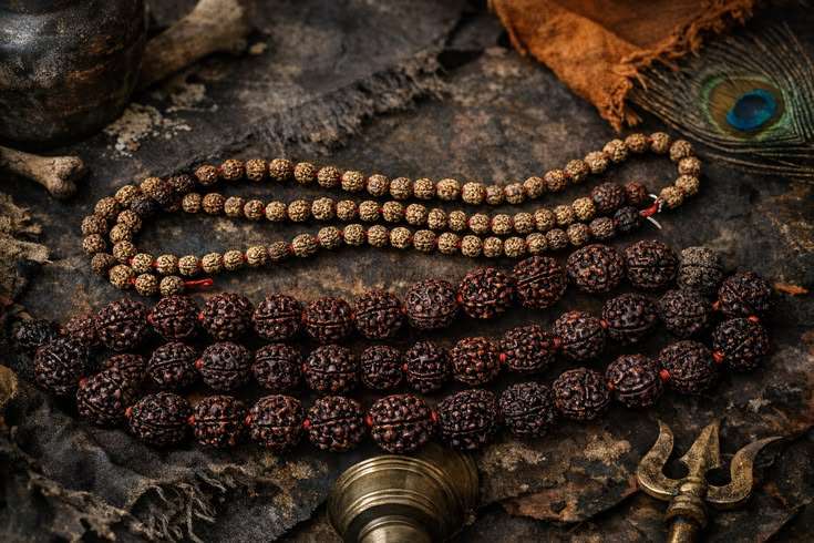 How to Wear Rudraksha Mala Properly - Step-by-Step Guide